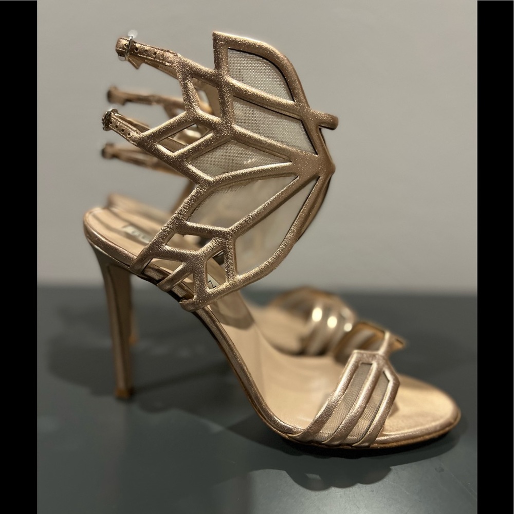 Burak Uyan Rosegold Heels